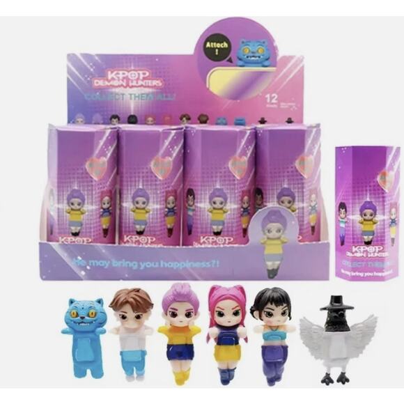 New K-POP Demon Hunters DERPY TIGER Hipper Mini Figure, Demon Slayer, Open Box - Picture 4 of 4